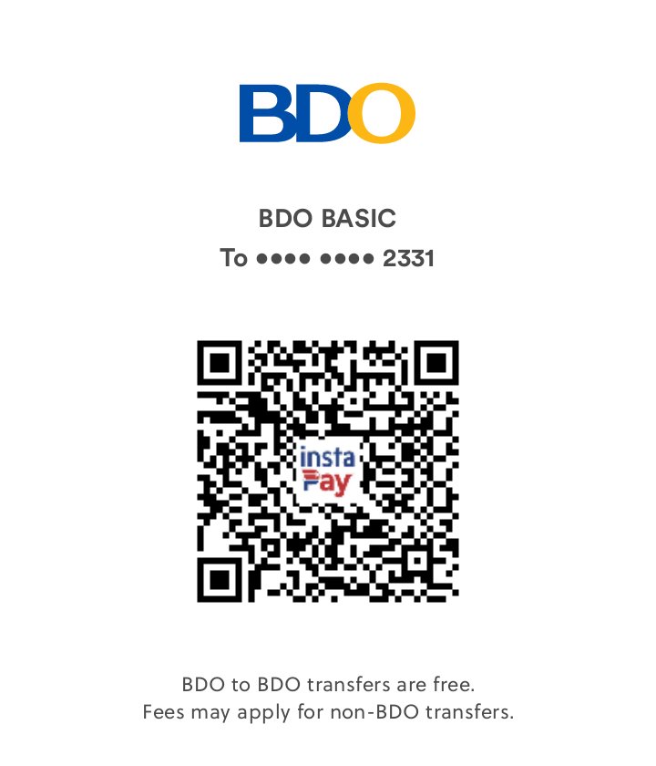 BDO Donation QR Code
