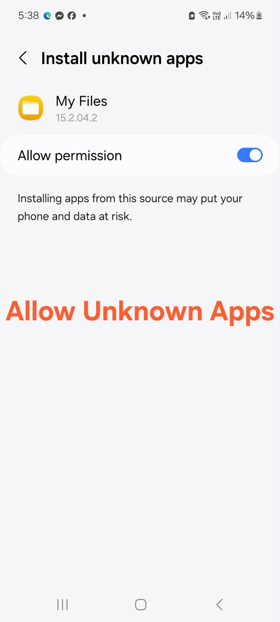 Allow Toggle